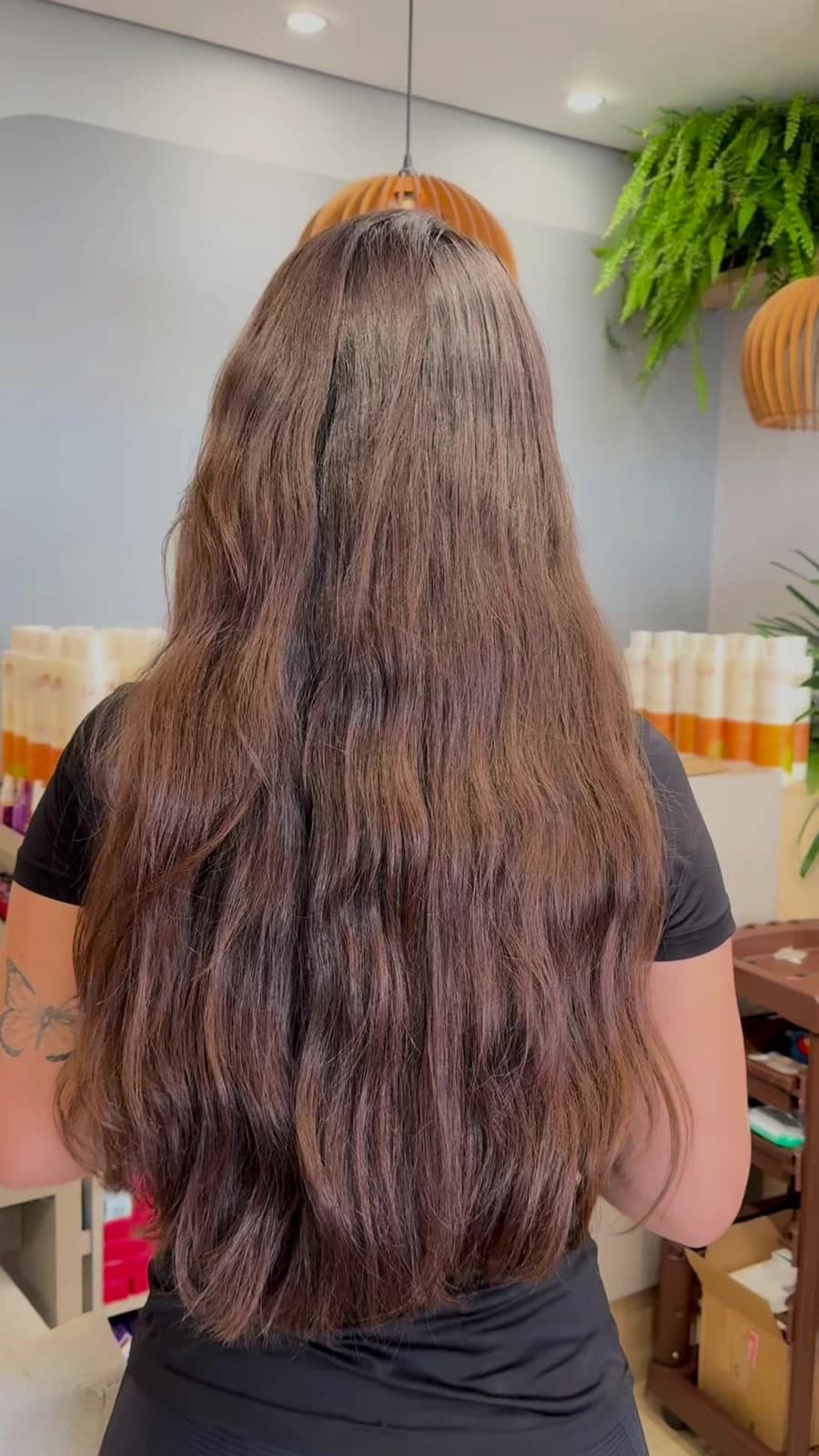 Cabelo antes do tratamento Nádi Ribeiro